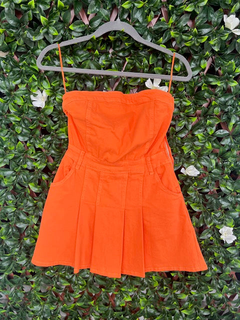 Storm the Field Pleated Romper