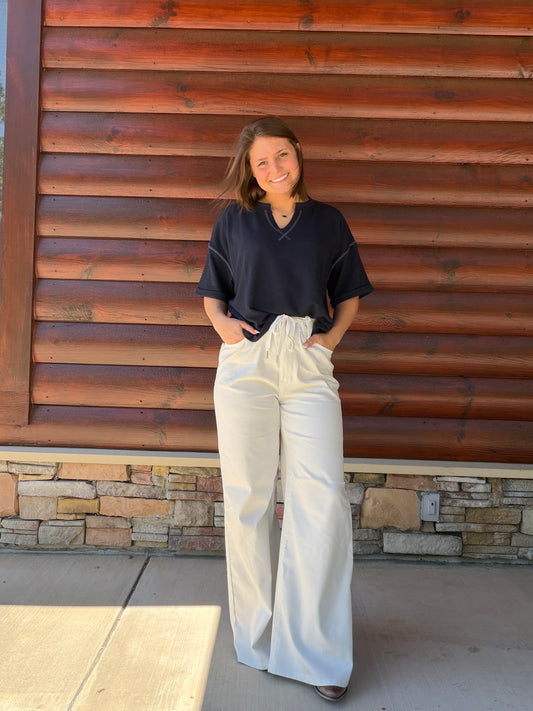 HW Featherweight Palazzo Jeans