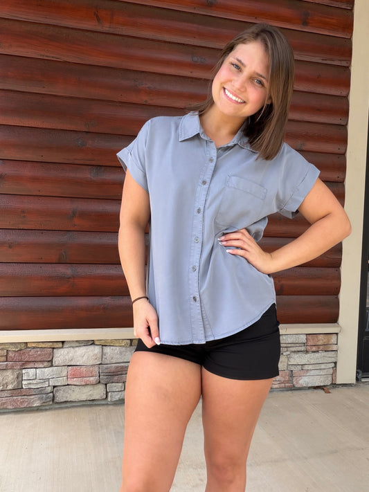 Tencel SS Button Down Shirt