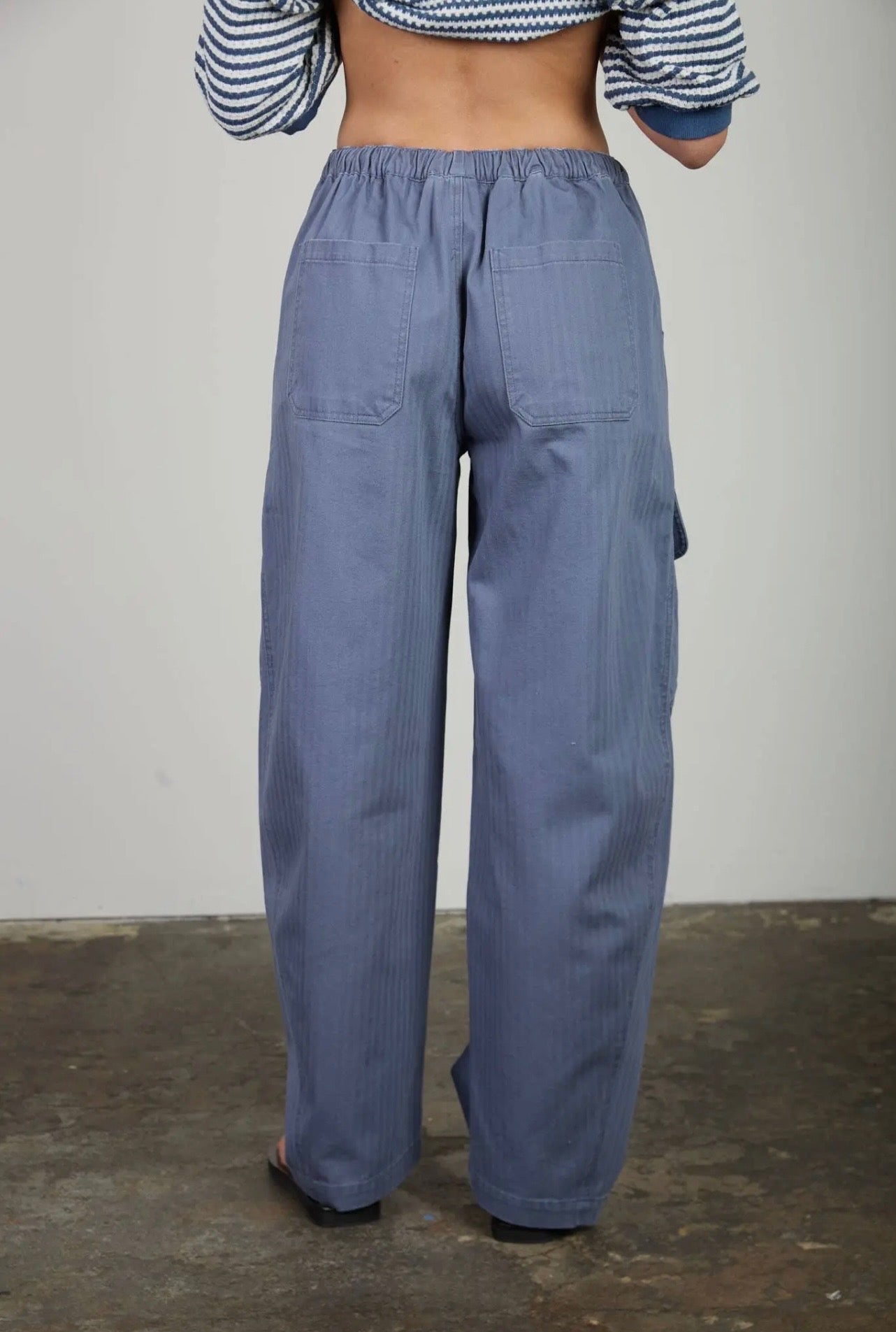 Tapered Wide Leg Cargo Pants