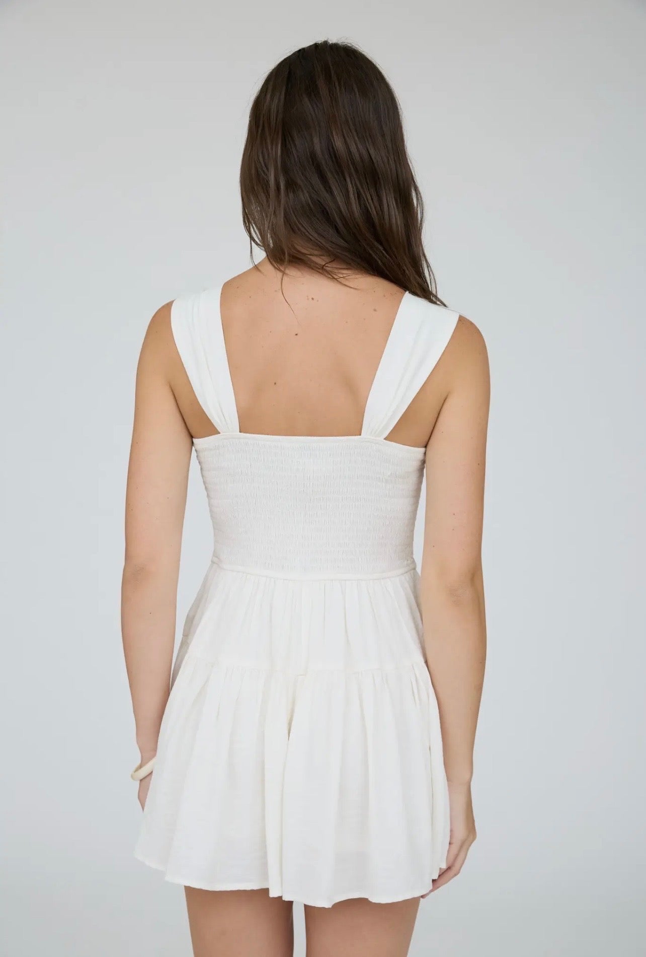 Button Down Sleeveless Romper