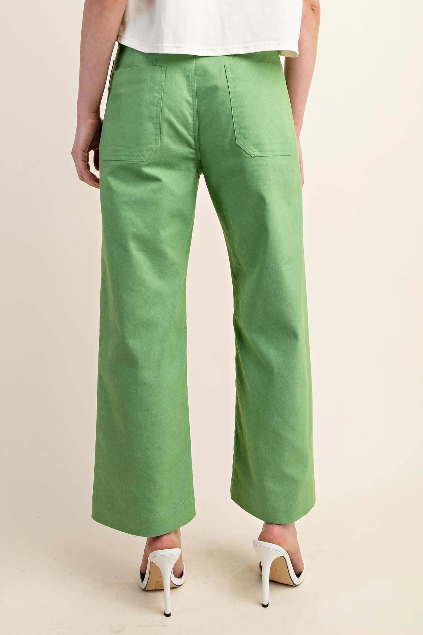 Ankle Cropped Stretchy Summer Pants