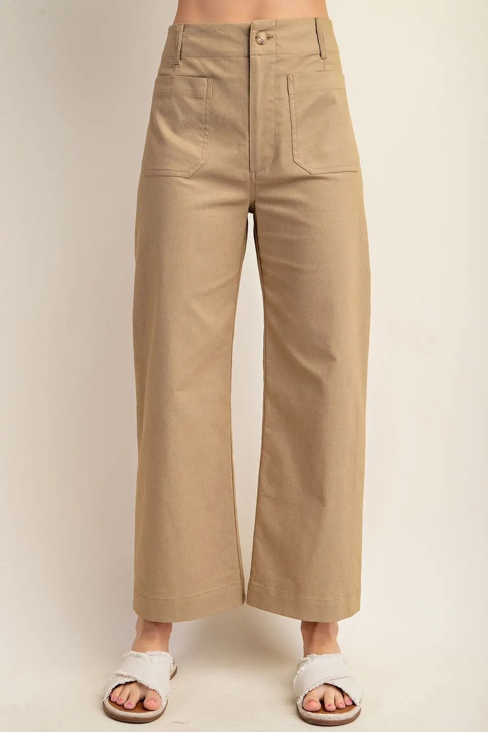 Ankle Cropped Stretchy Summer Pants