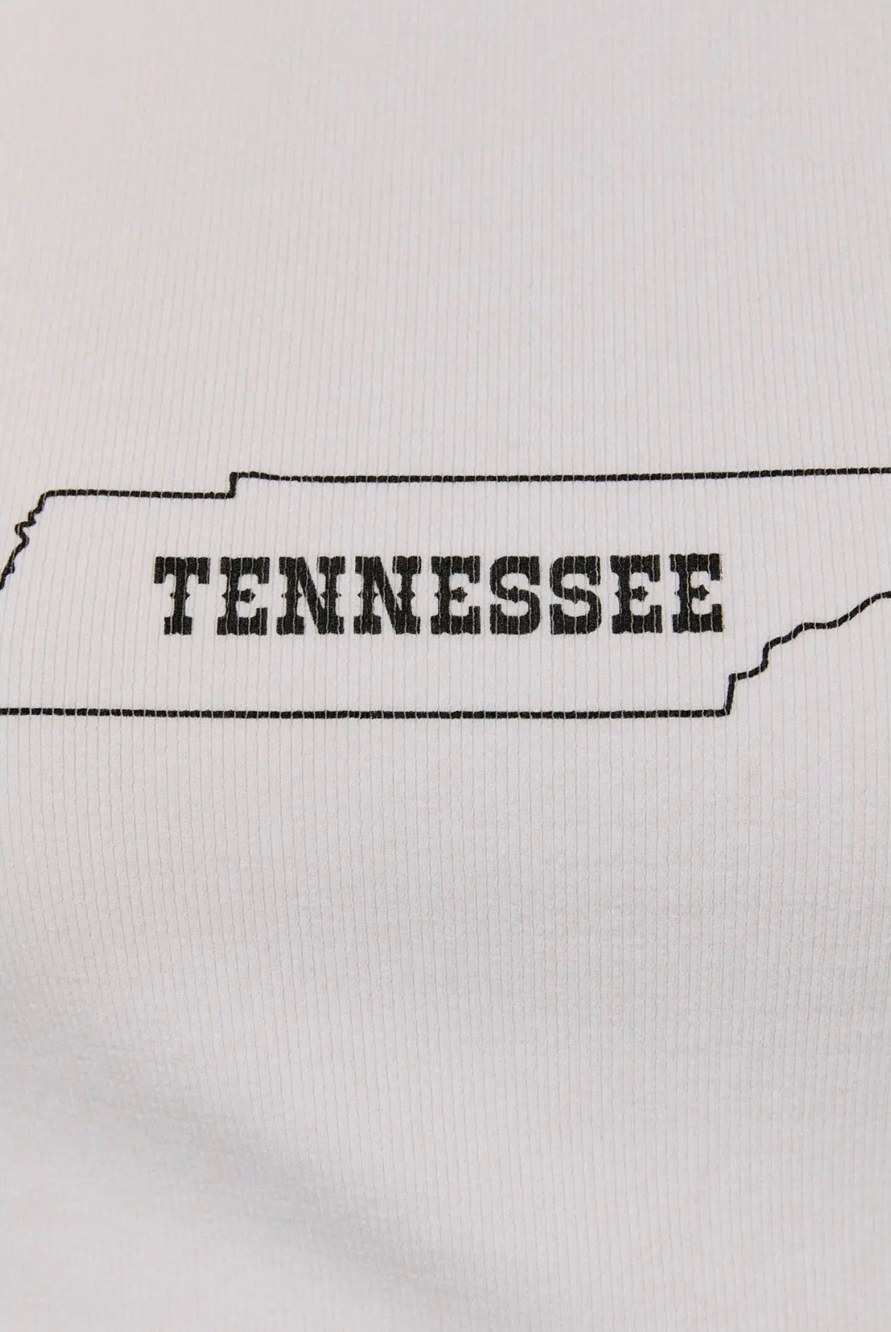 Tennessee State Outline Tank