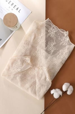Sheer Lace LS Top
