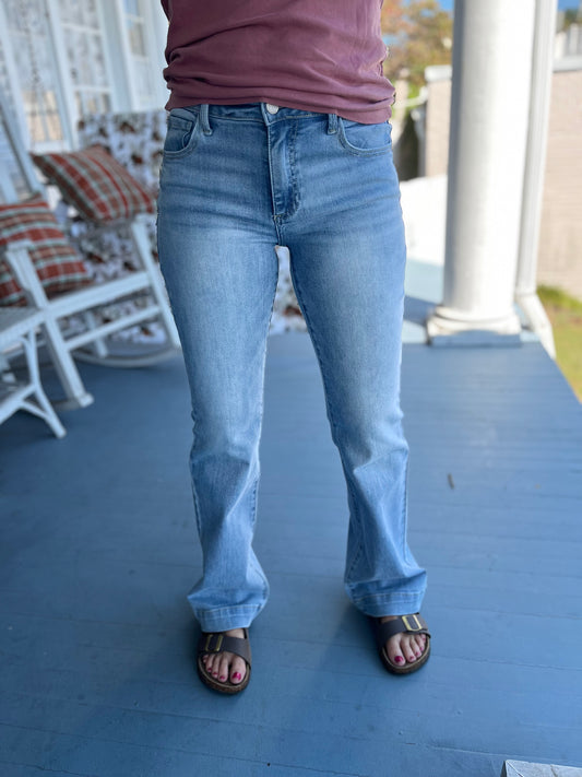 Mid Rise Bootcut Jeans
