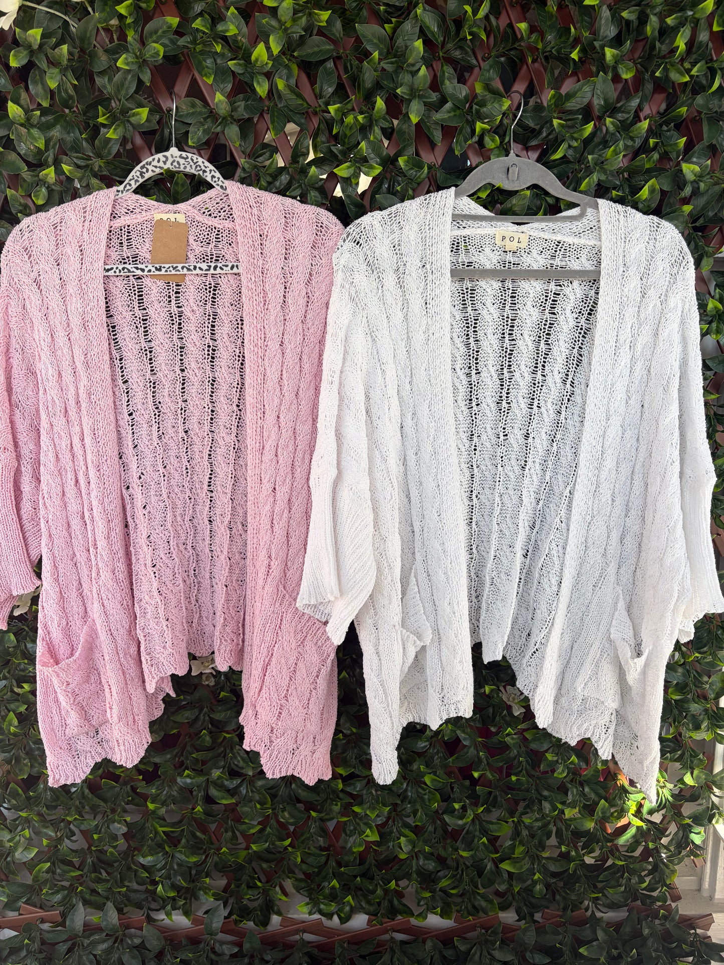 SS Crochet Pocket Cardigan