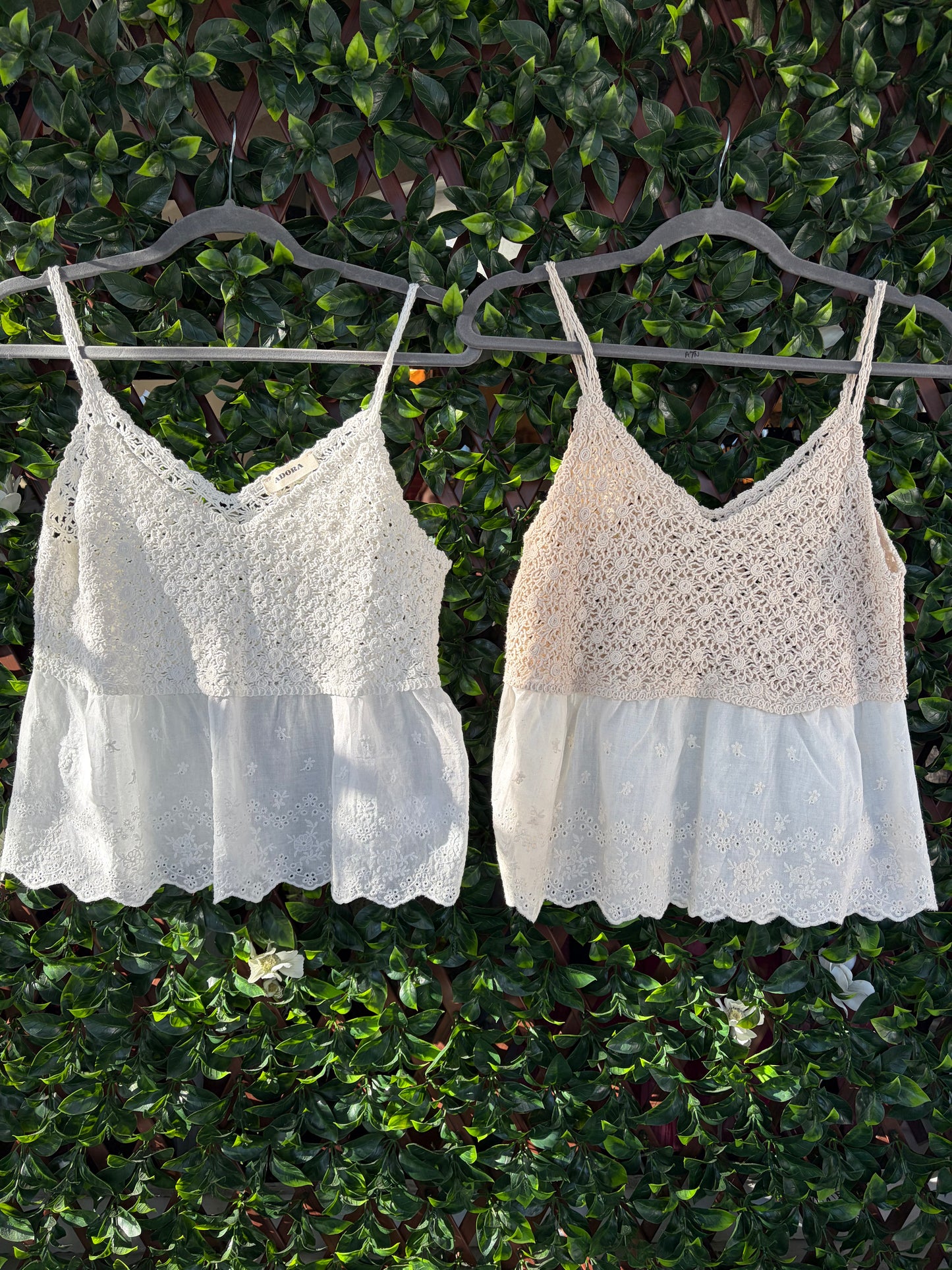 Crochet V-Neck Tank Top