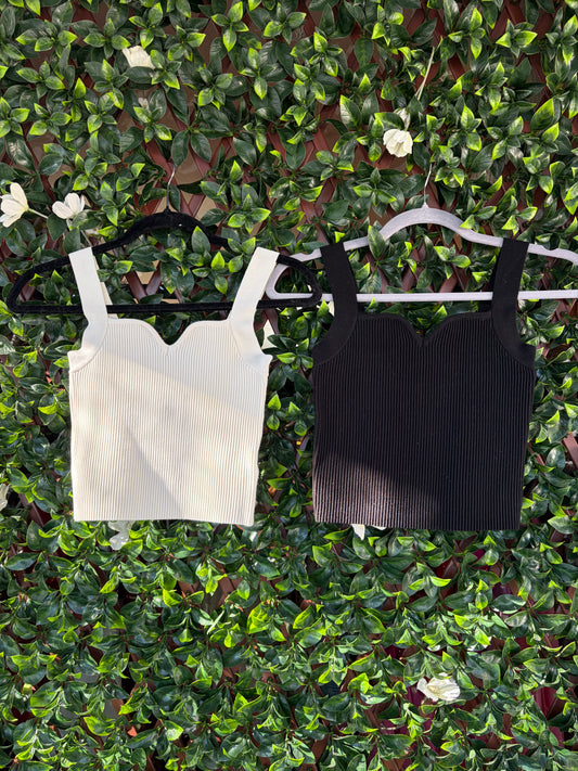 Ribbed Sleeveless Cami