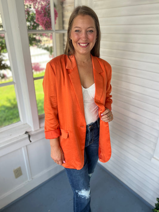 Orange Blazer