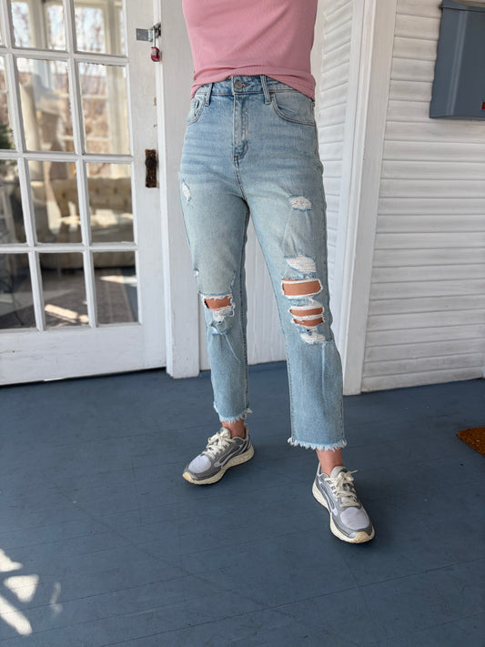High Rise Straight Jean