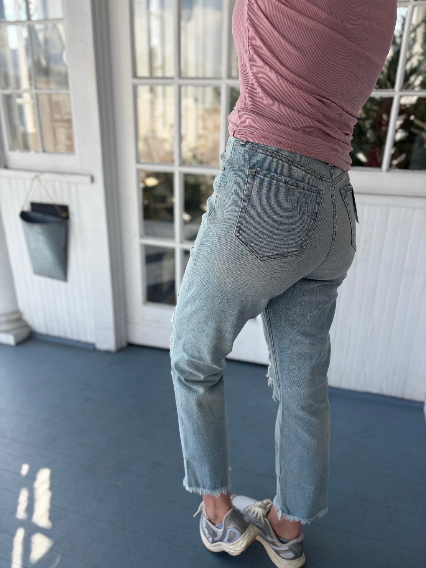 High Rise Straight Jean