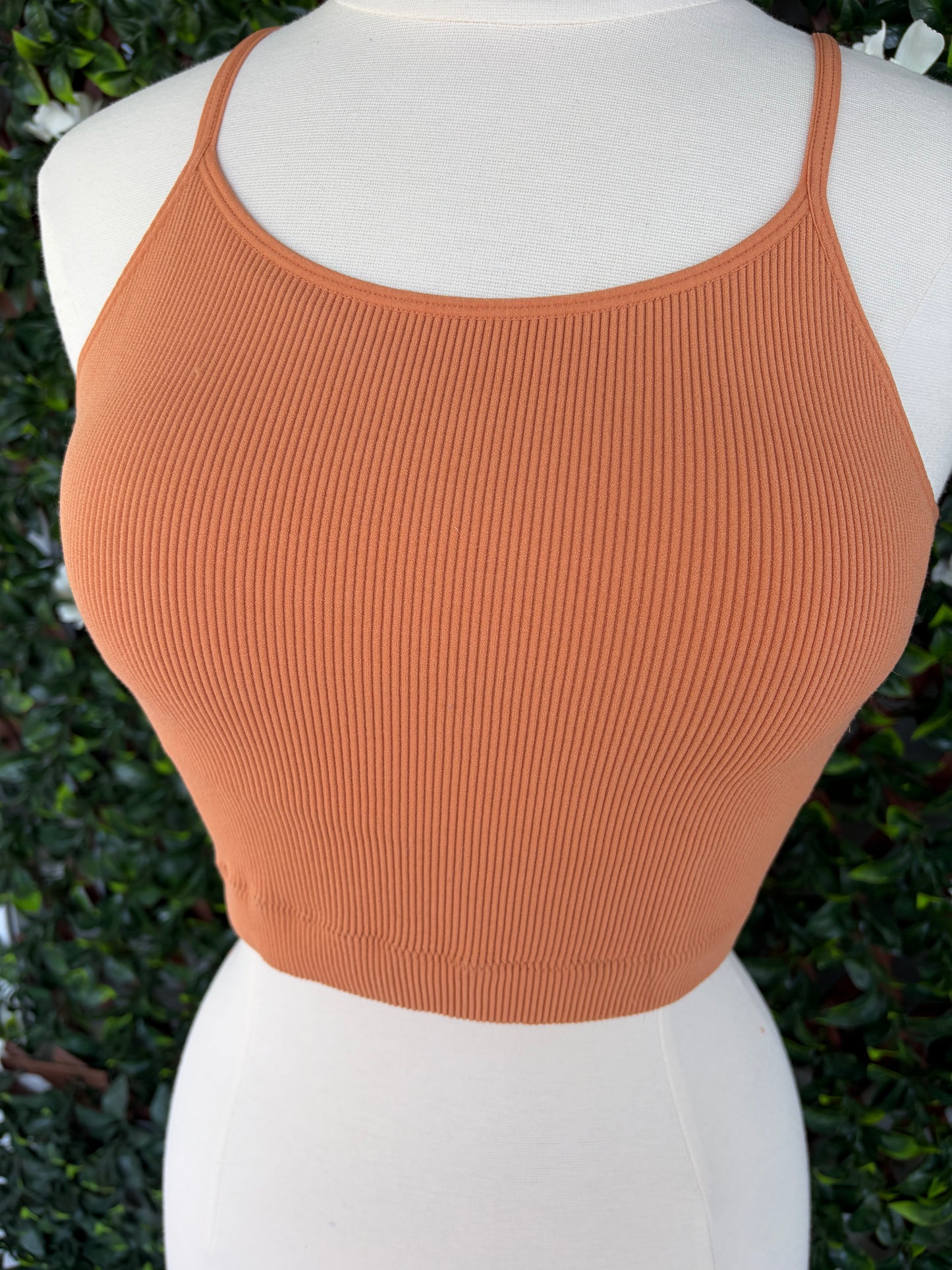 Ribbed Cropped Tank