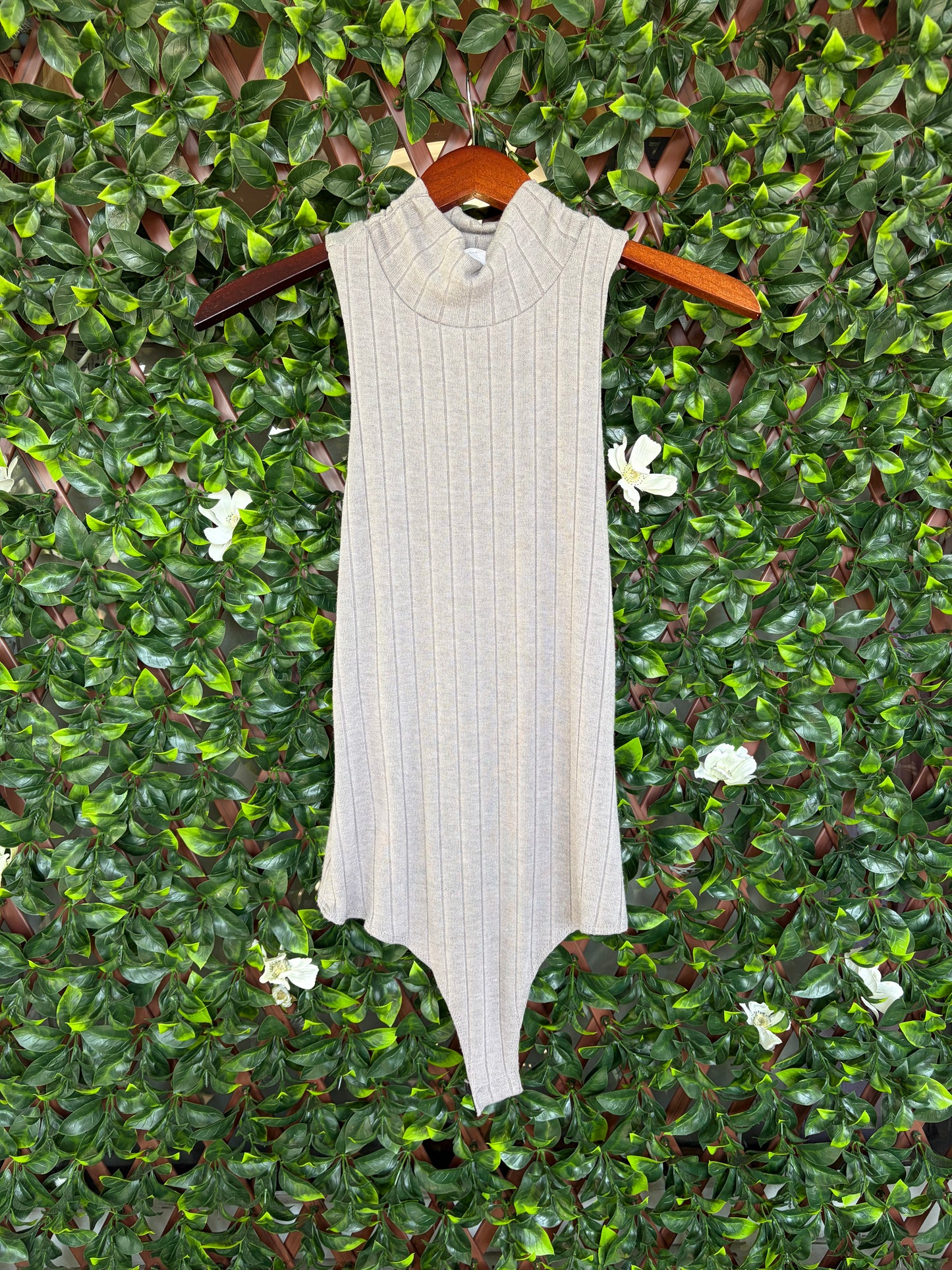 Sleeveless High Neck Bodysuit