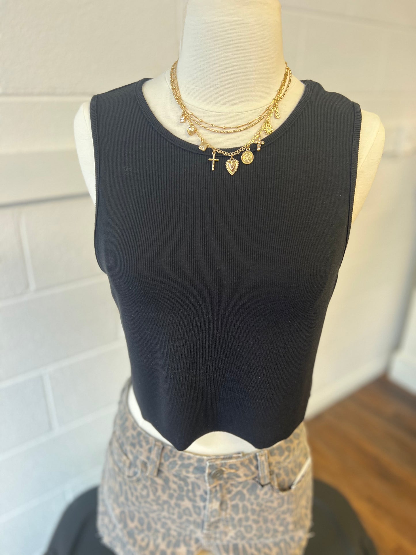 Ribbed Crop Tank