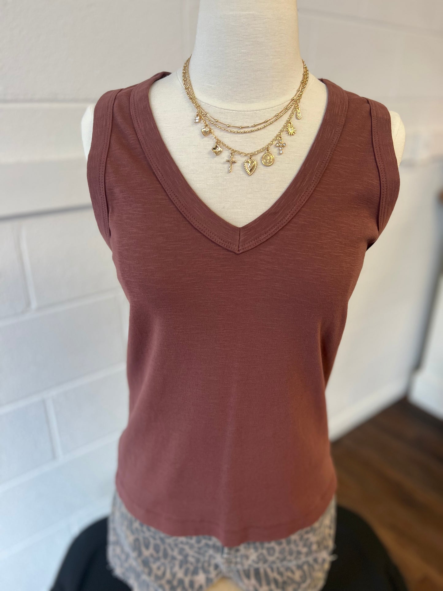 Vneck Layering Tank