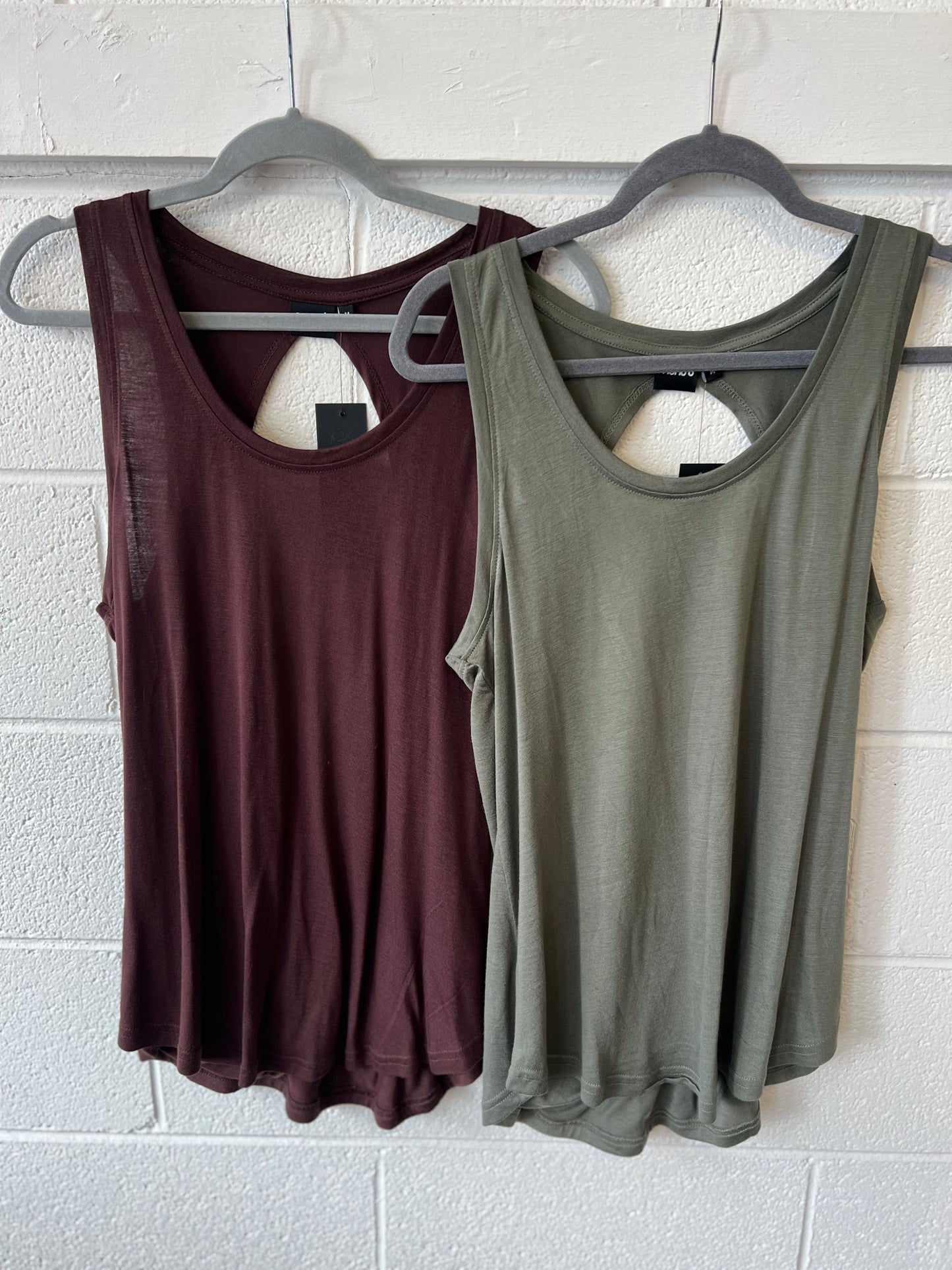 Open Back Workout Tank