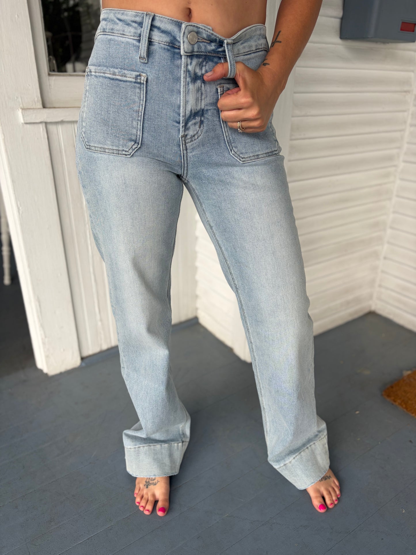 HR Vintage Flare & Patch Pocket