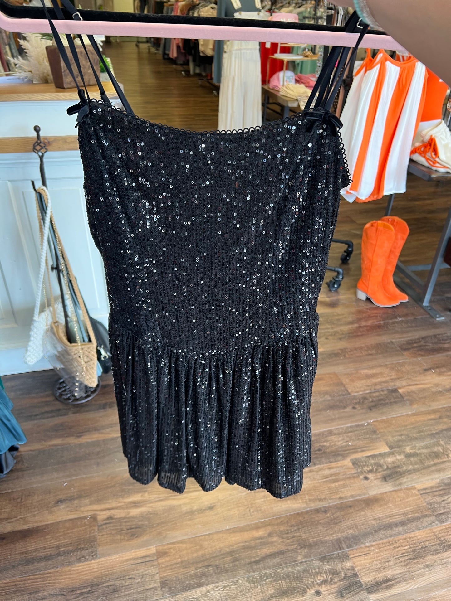 Sequin Mini Dress