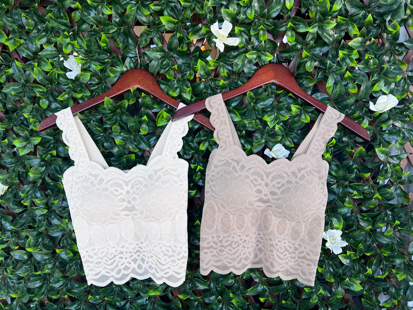 Lovely Lace Scalloped Tank