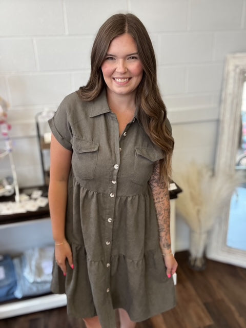 Emerson Corduroy Dress