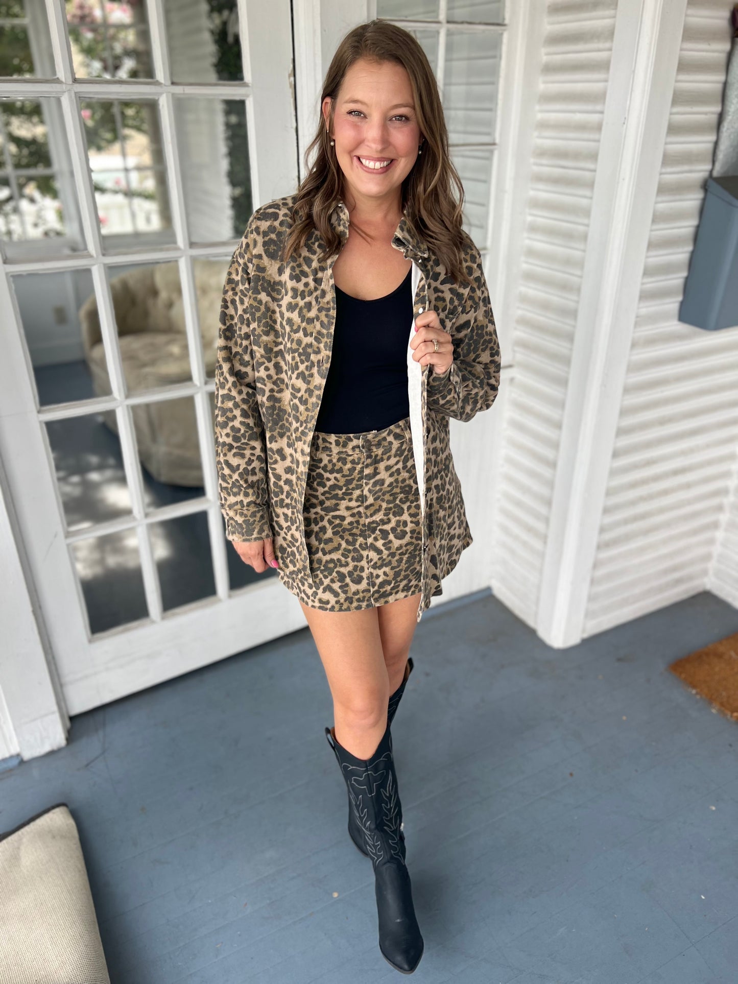 Leopard Skirt