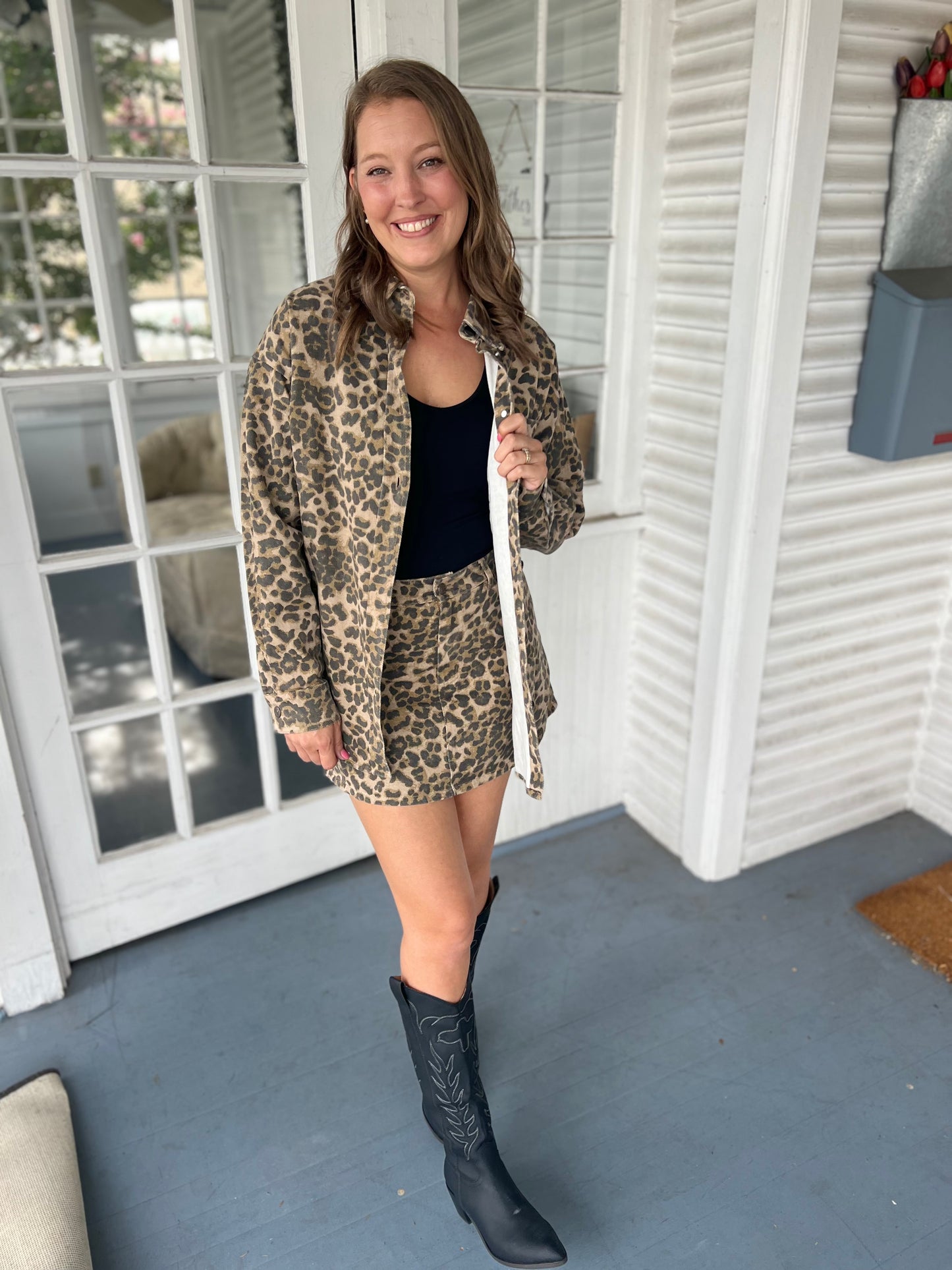 Leopard Skirt