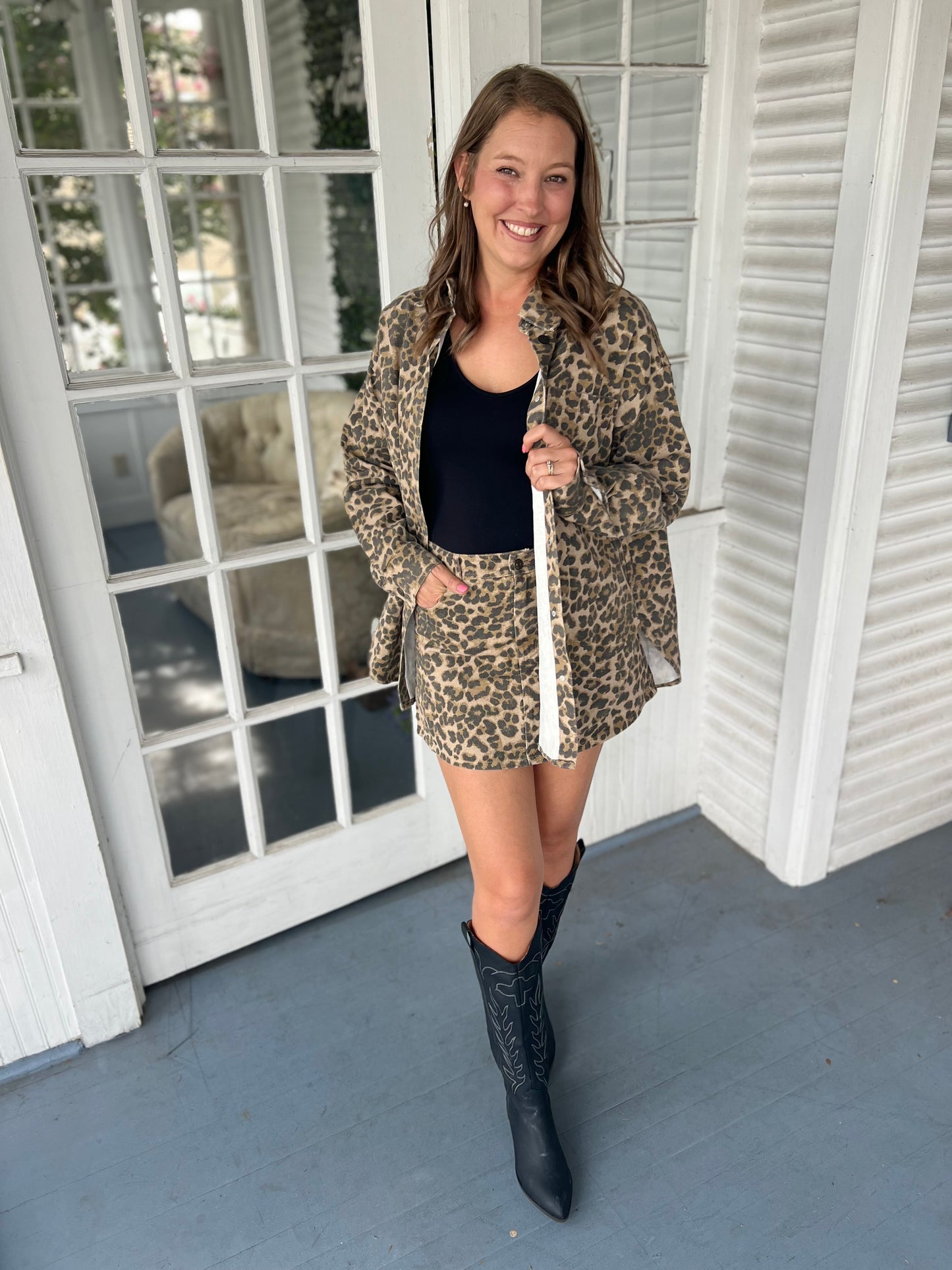 Leopard Skirt