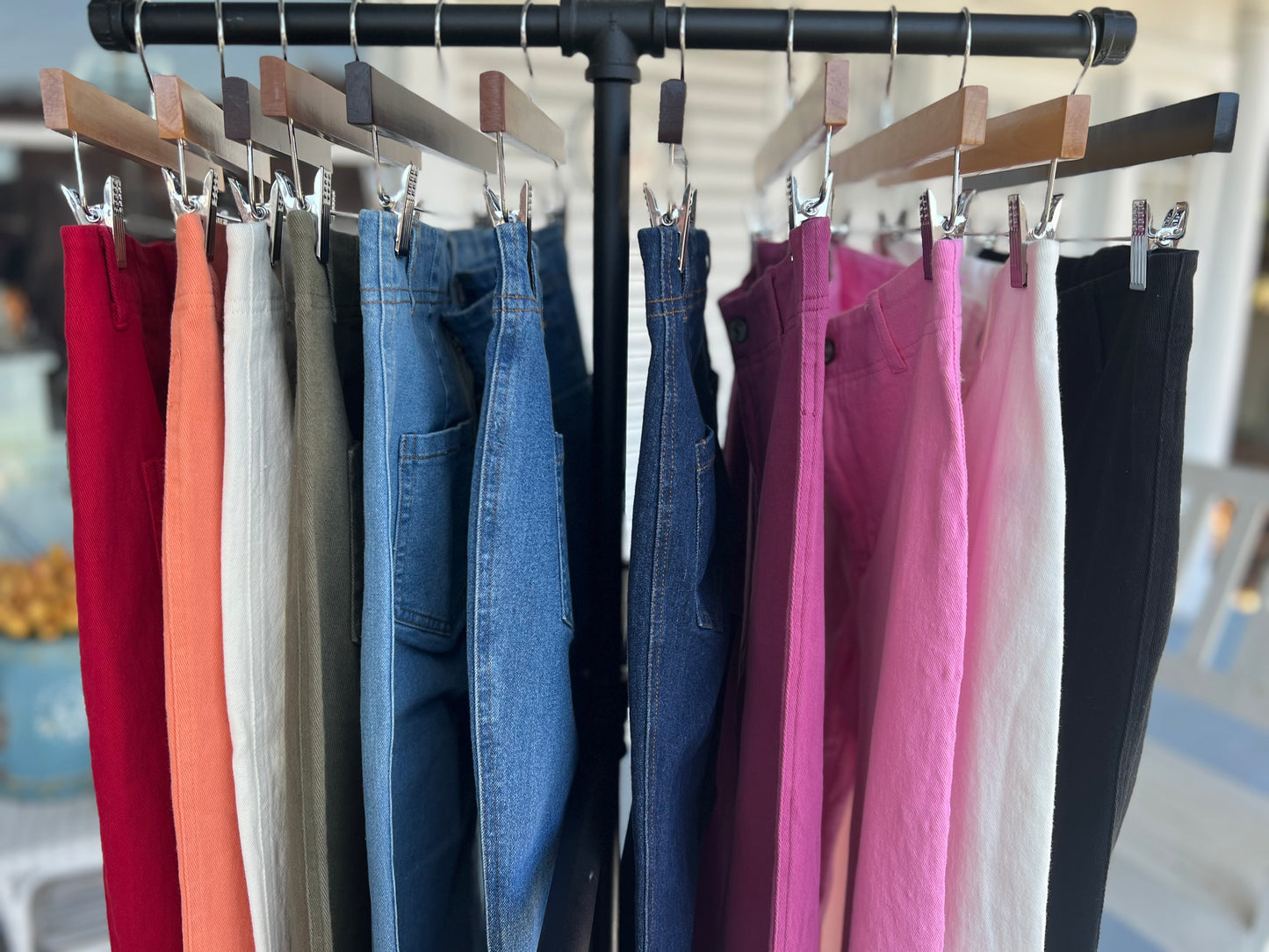 Stretchy High Waisted Flare Pant