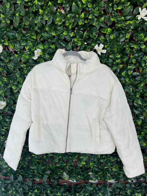 Cream Puffer Jacket