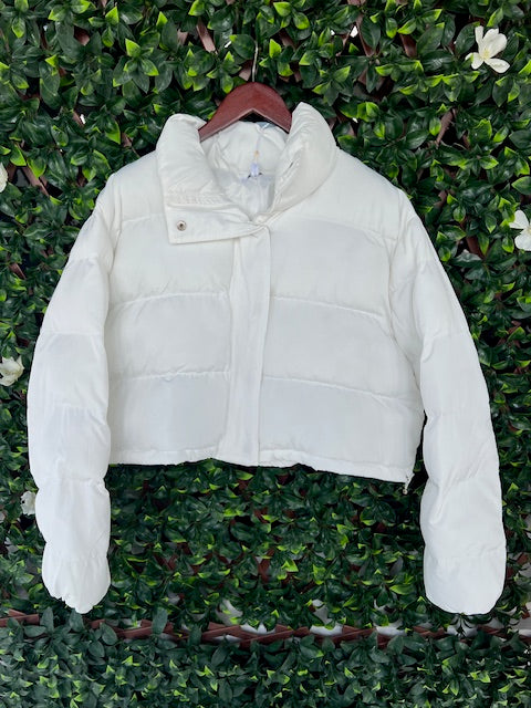 White Puffer Jacket