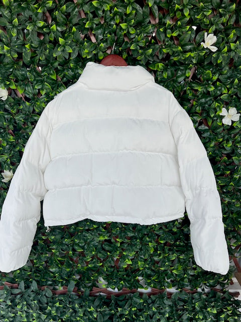 White Puffer Jacket