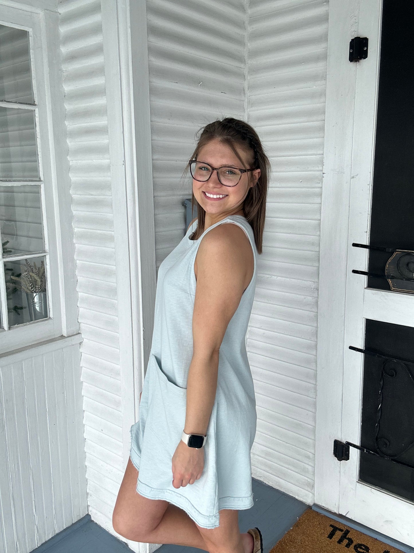 Sleeveless Pocket Romper