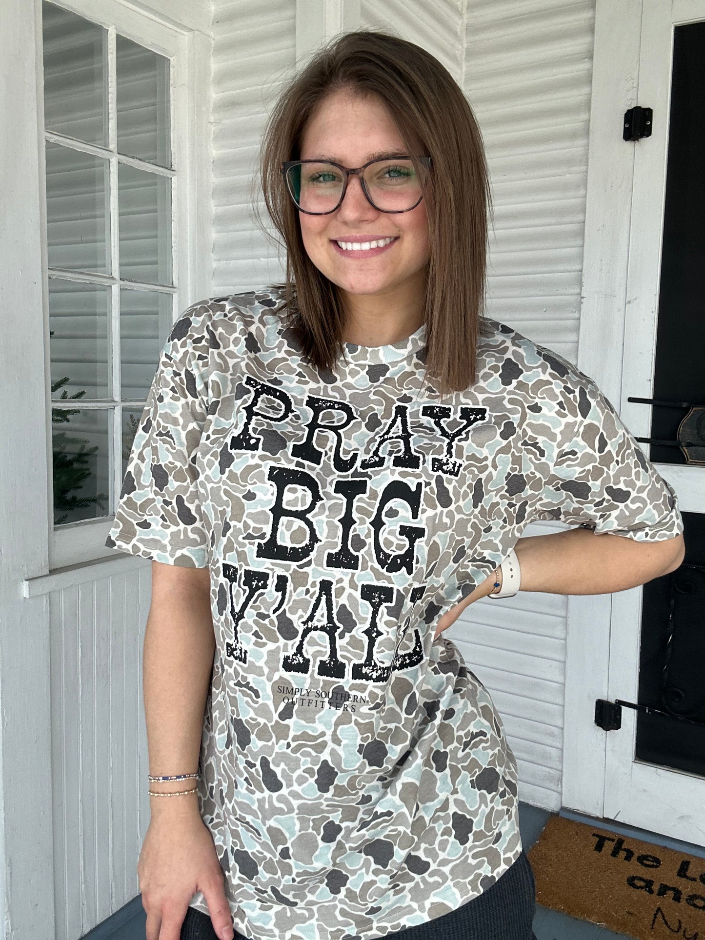 Pray Big Camo Tee
