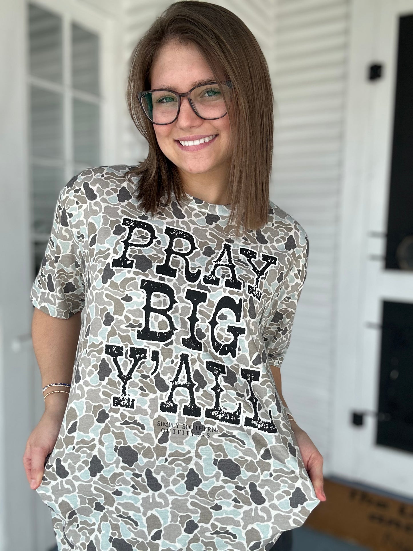 Pray Big Camo Tee