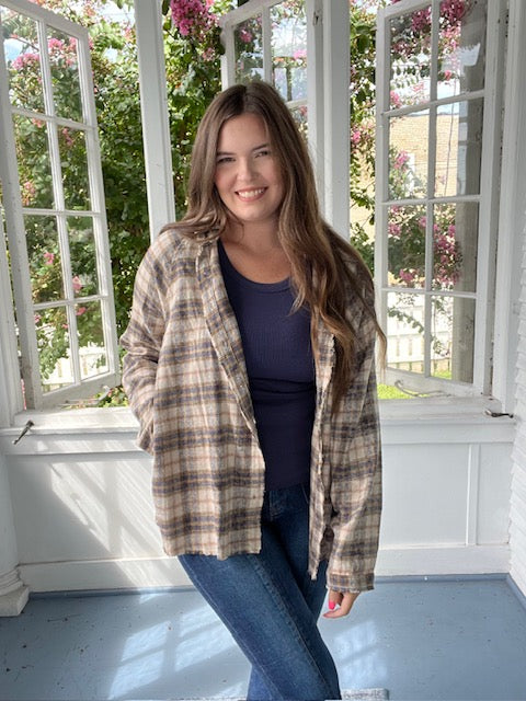 Plaid Button Shirt