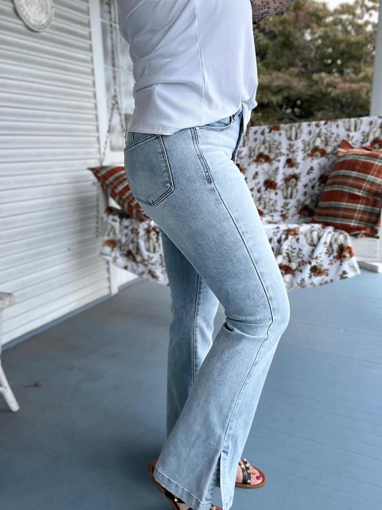 Tummy Control High Waist Slim Boot Jeans