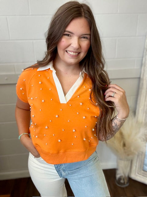 Gameday Ready Pearl Top