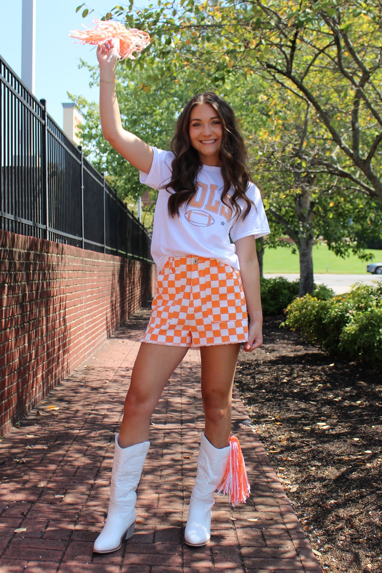 Game Day Checkerboard Shorts