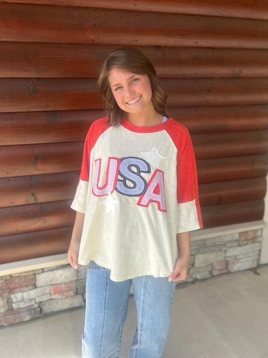 Patch USA Top