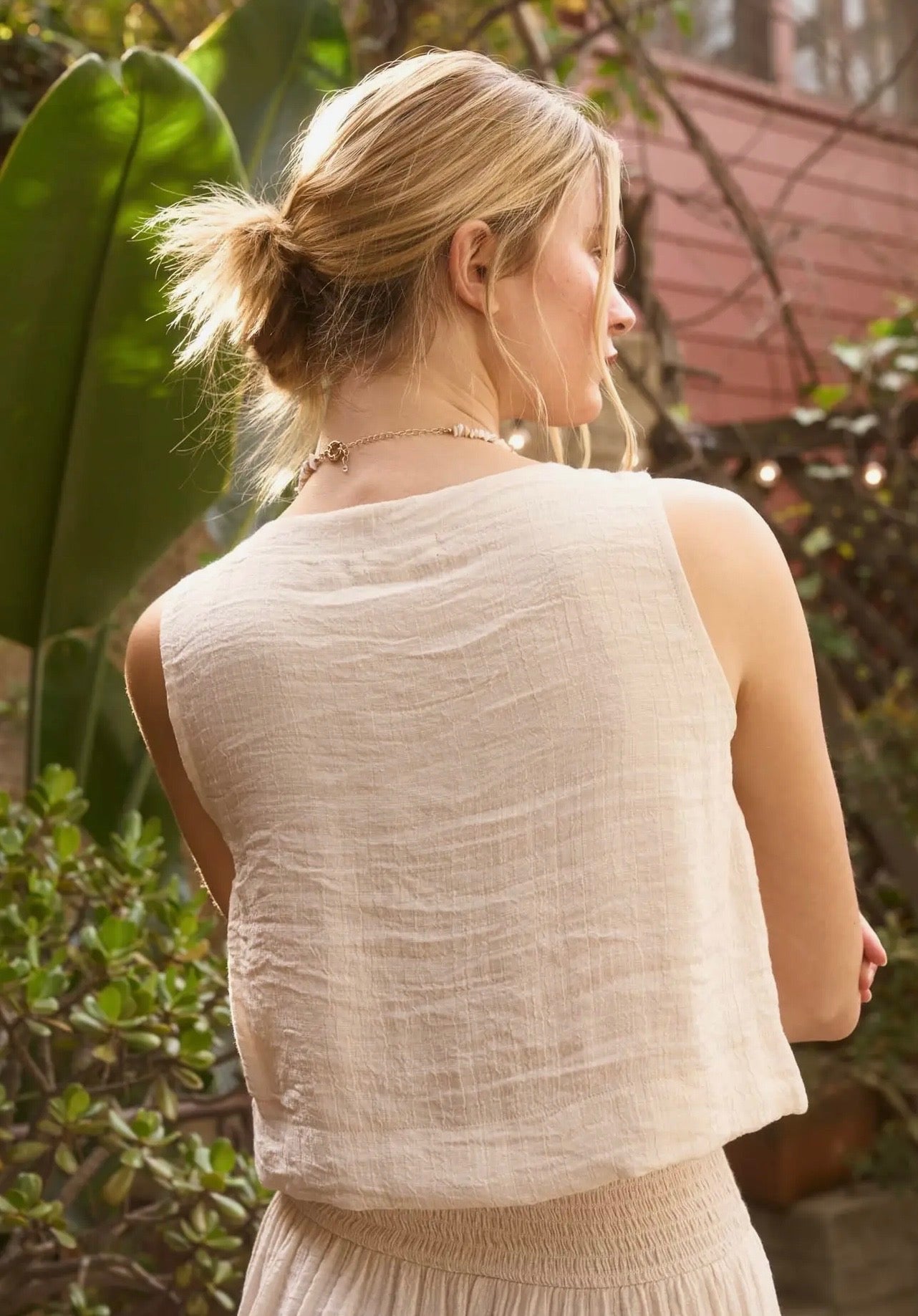 Textured Skirt Set