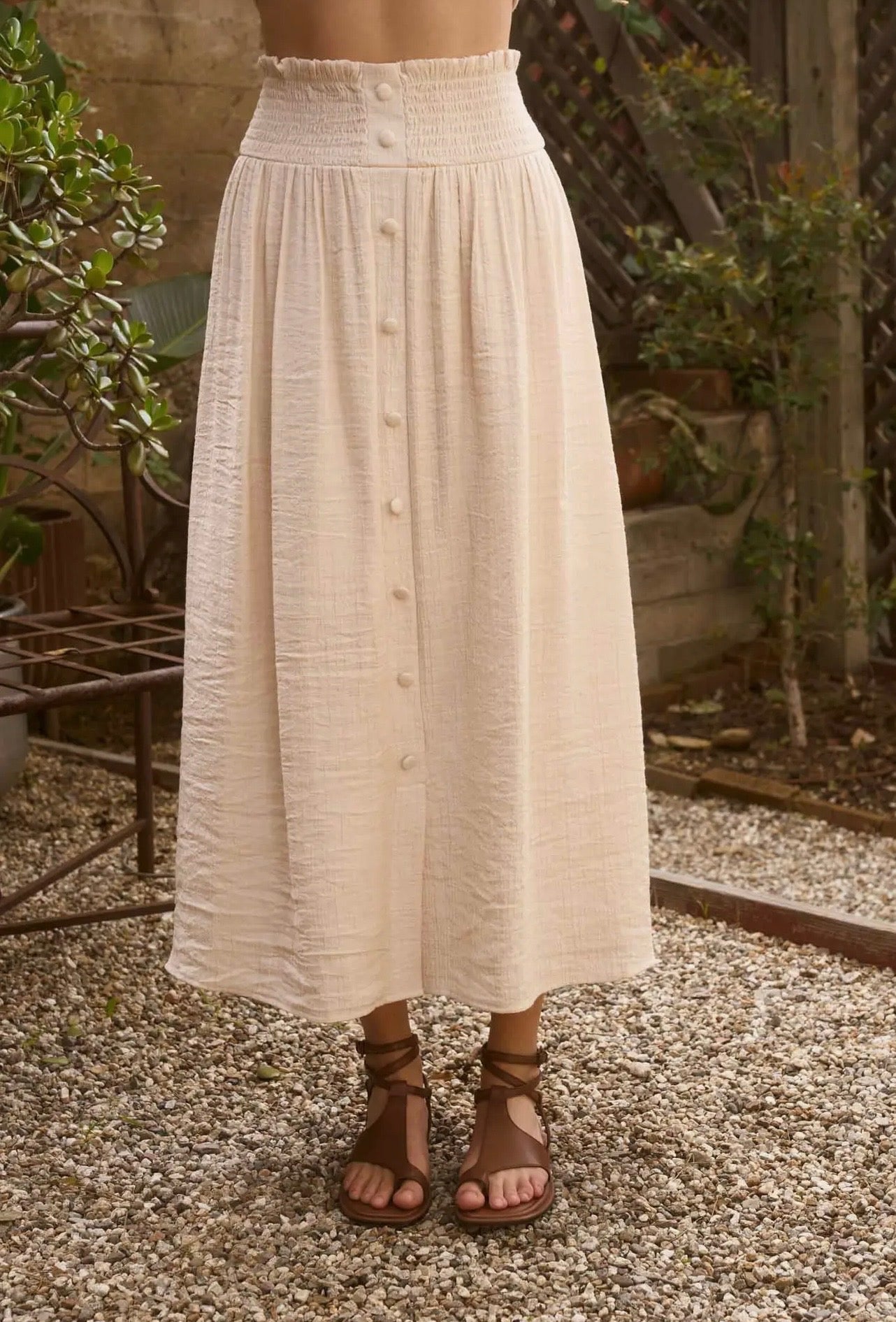 Textured Skirt Set