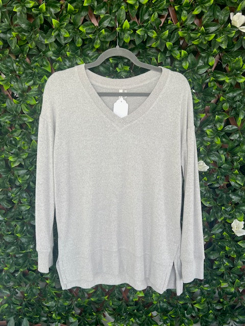 Long Sleeve Comfy Vneck Top