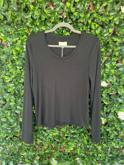 Long Sleeve Ribbed Top