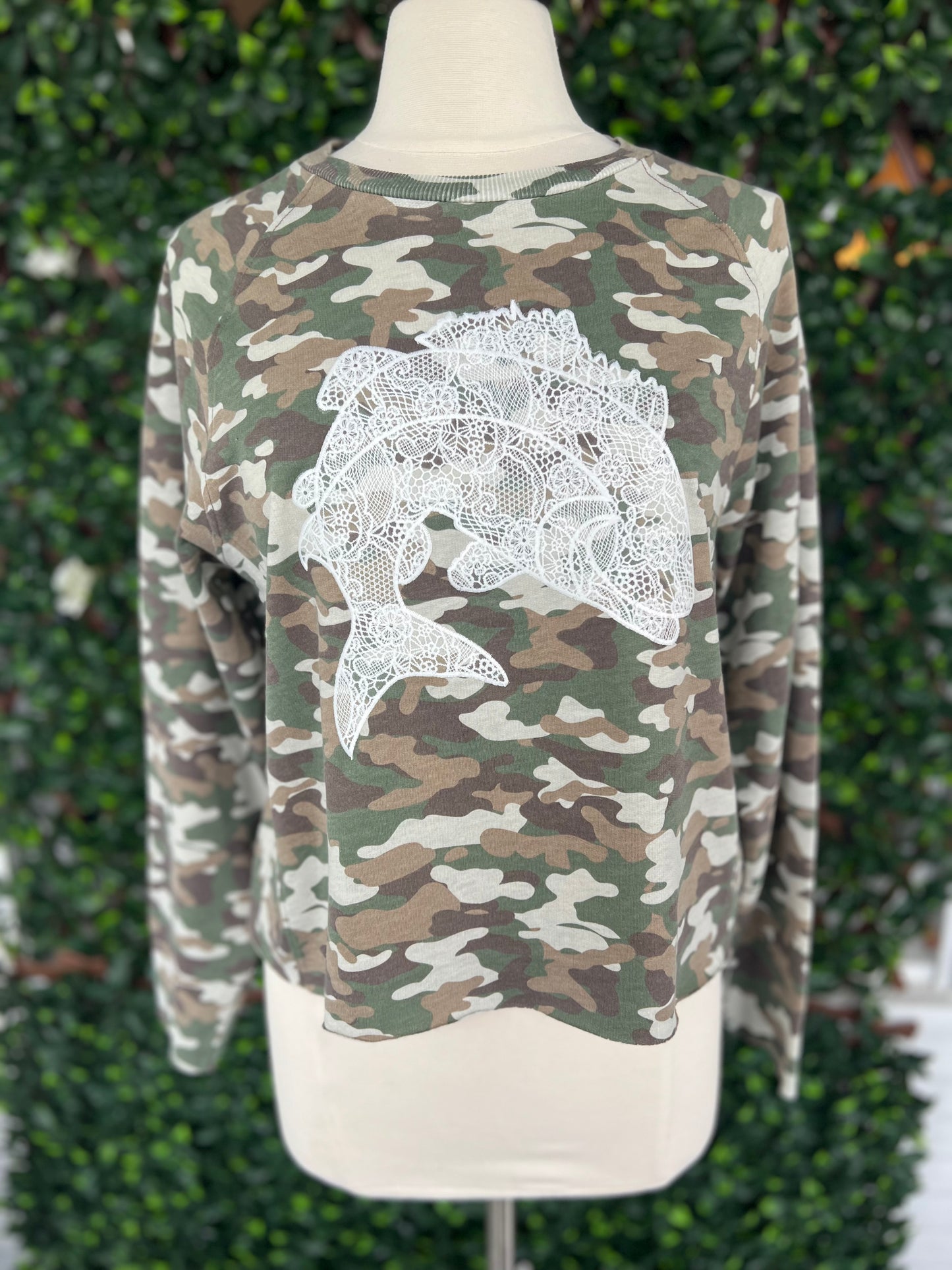 Lace Graphic LS Top