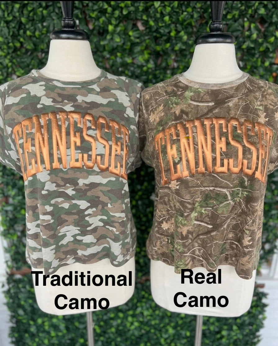 Raw Edge SS Camo TN Tee