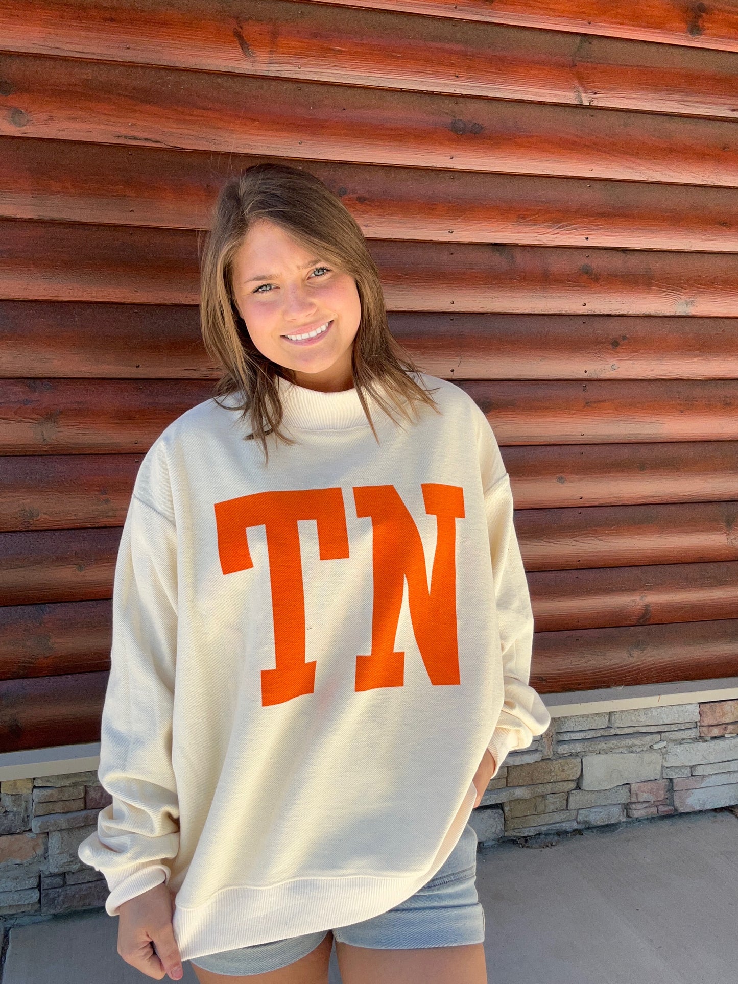 Floral TN Reversible Mock Neck Sweatshirt
