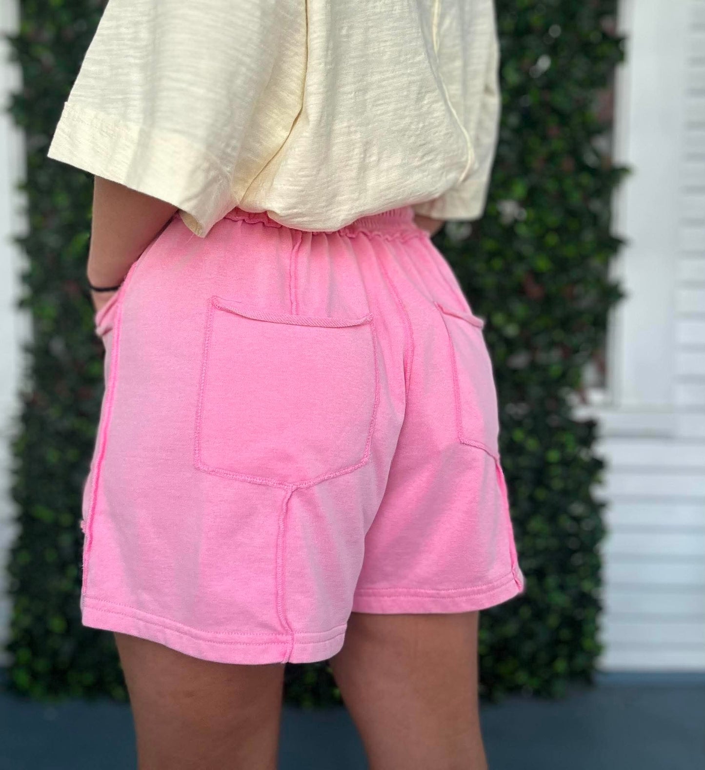Mineral Wash Utility French Terry Shorts